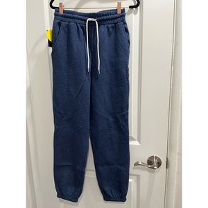 Navy drawstring sweatpants